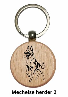 Round keychain