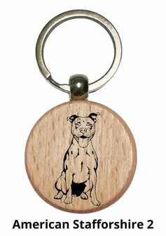 Round keychain