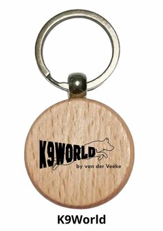 Round keychain