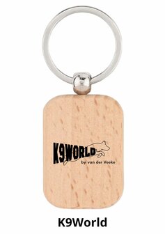 Straight rounded keychain