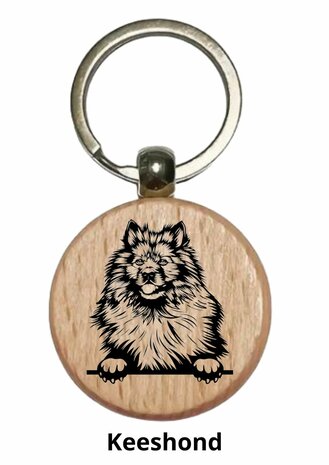 Round keychain