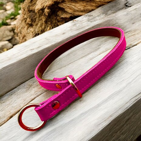 Roze strop halsband